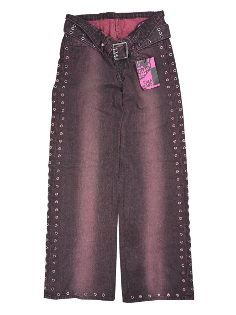 Cheap Monday Anti Low Grommet Jeans in Pink Denim